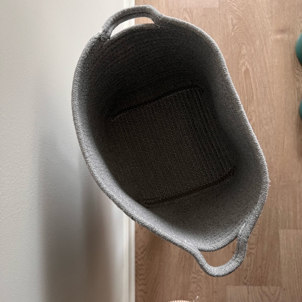 Gray Woven Storage Baskets (set of 4)